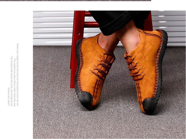 Męskie trampki Valstone Vintage - ręcznie wykonane niskie buty odkryte, stylowe mokasyny retro - Wianko - 10