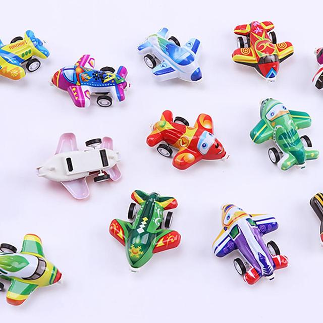 Mini modele samolotów dla dzieci na urodziny (5 sztuk) - zabawki na wypełnienie pinaty i bawiące się dzieci - Wianko - 8