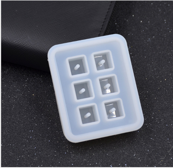 Silikonowa foremka do żywicy epoksydowej 12MM 16MM - kwadratowe koraliki DIY Craft H201 - Wianko - 5