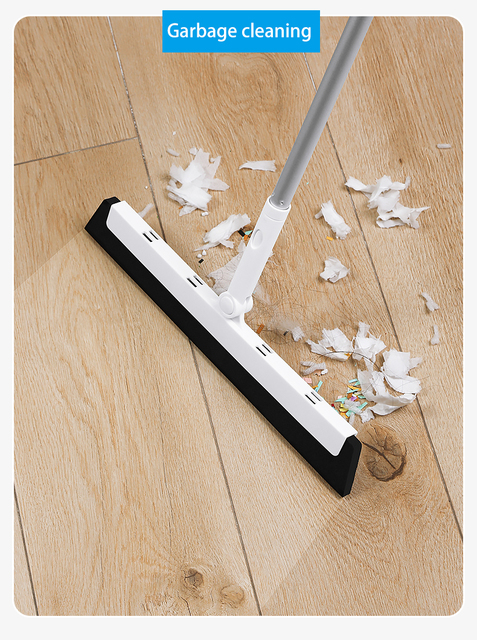 Magiczny mop regulowany EVA do oczyszczania gospodarstwa domowego, 180° obrotowa miotła z miękkim włosiem - do łazienki, szklanych okien, podłóg, lusterek i wycieraczek - Wianko - 21