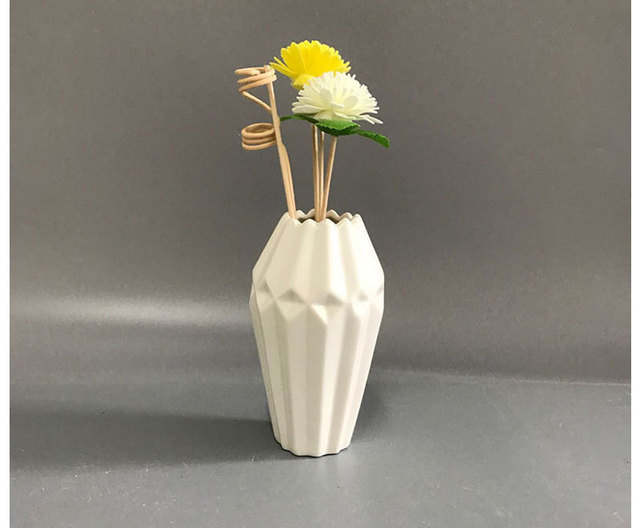 Nowoczesny biały kwiat ceramiczny wazon Art minimalistyczny Indie - Wianko - 13