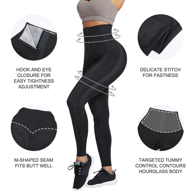 Obcisłe sportowe spodnie do jogi wysokiej talii Body Sculpting z elastycznym pasem - Wianko - 5