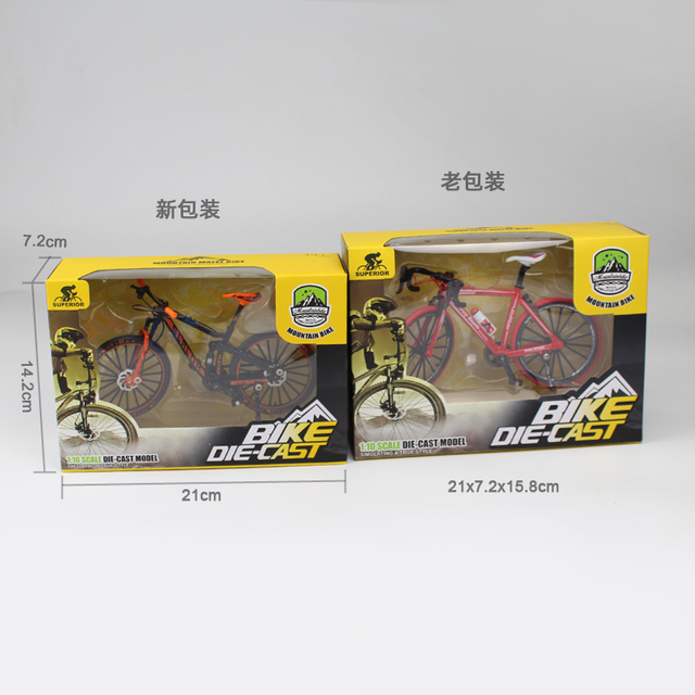 Minirower ze stopu Halolo 1:10 - Model Metal Racing Finger Mountain Bike, kolekcjonerska zabawka miniaturka w przenośnym formacie z symulacją jazdy - Wianko - 9