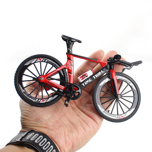 Minirower ze stopu Halolo 1:10 - Model Metal Racing Finger Mountain Bike, kolekcjonerska zabawka miniaturka w przenośnym formacie z symulacją jazdy - Wianko - 6