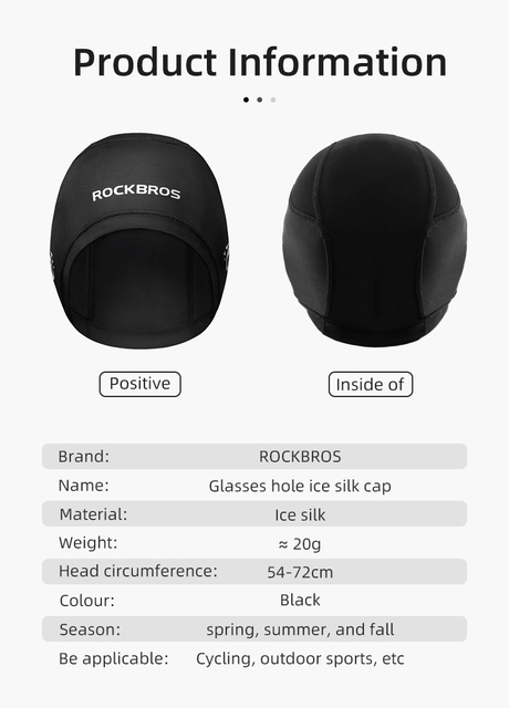 RockBros czapka kominiarka z odblaskową chustką i otworami na okulary do jazdy na rowerze - anty-UV, wysoka elastyczność (męska/kobieca) - Wianko - 5