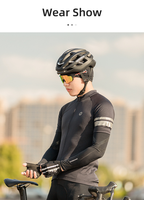 RockBros czapka kominiarka z odblaskową chustką i otworami na okulary do jazdy na rowerze - anty-UV, wysoka elastyczność (męska/kobieca) - Wianko - 13