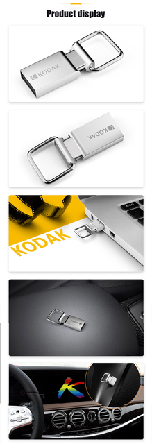 Oryginalny Pendrive Kodak K112 Metal 16G/32G/64GB - Wodoodporny USB Flash Drive - Wianko - 7