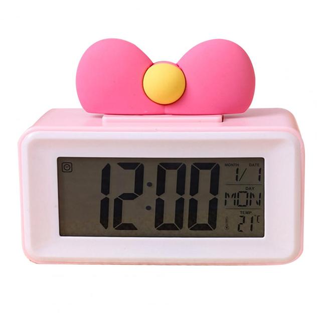 Wielofunkcyjny cyfrowy zegar LED z wyświetlaczem wilgotności i ABS anty-zdeformowany - budzik do biura i dekoracji - Wianko - 7