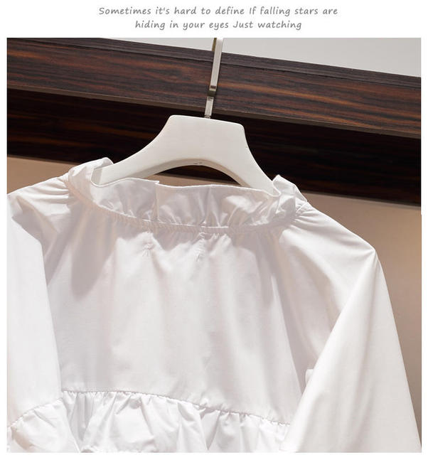 Dżinsy damskie Ocean z oversize koszulą dla kobiet w ciąży - jesień 2021 - Wianko - 6