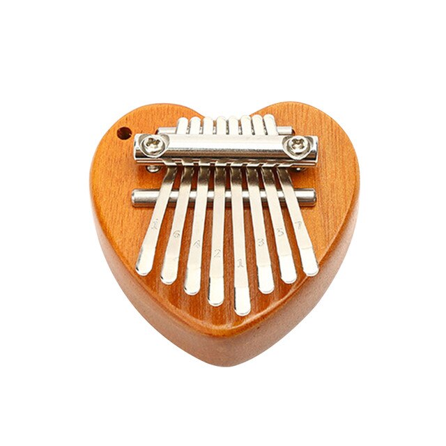 Mini Kalimba - 8 kluczy, palcowy fortepian dla dzieci, wykwintne akcesoria muzyczne - prezent świąteczny! - Wianko - 10