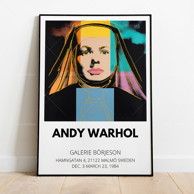 Skandynawski plakat muzeum Andy'ego Warhola - Mona Li, Narodziny kolorowej Wenus Botticellego, grecka bogini - wydruki artystyczne- V - Wianko - 6