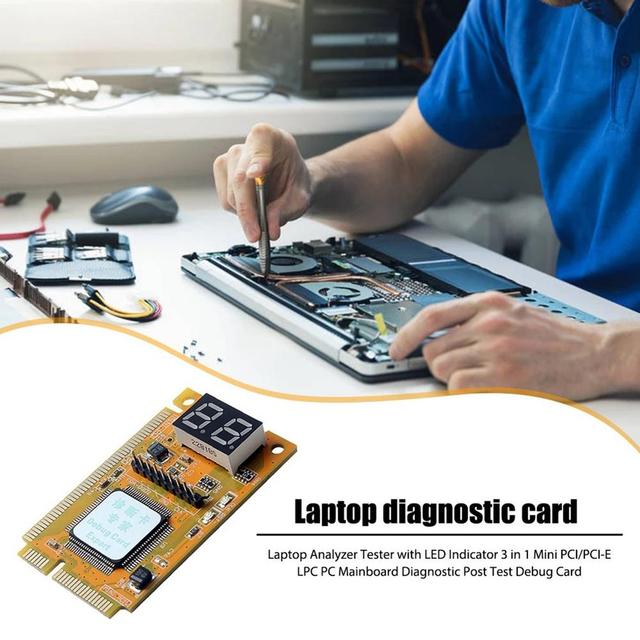 Mini PCI/PCI-E LPC Komputer Przenośny Analizator Tester Diagnostyczny Post Test Karta BIOS Ami Award Phoenix Tandy 300 - 3 w 1 - Wianko - 8