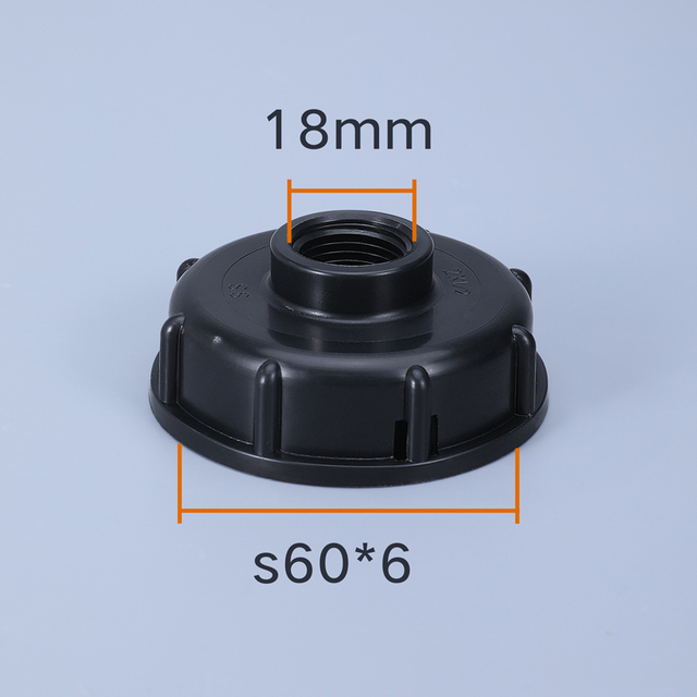 Adapter IBC z pokrywą z gwintowanym złączem - akcesorium ogrodowe do zbiornika chemicznego - Wianko - 22