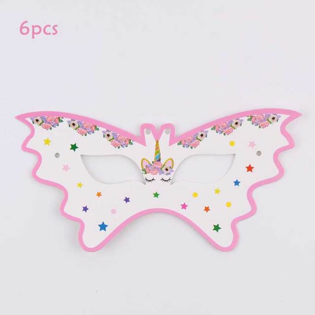 Impreza jednorożec Paper Cap Pink For Kids Party fluorescent Baby Shower - Wianko - 7