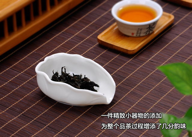 Ceramiczne naczynie na herbatę Kung Fu + porcelanowa łyżeczka + taca herbaciana - Wianko - 2