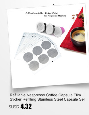 Napełnialna kapsułka Nespresso z stali nierdzewnej, wielokrotnego użytku, 2 sztuki/pudło - Wianko - 27