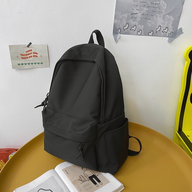 Wodoodporny plecak damski HOCODO jednokolorowy podróżny antykradzieżowy tornister na laptopa - Wianko - 15
