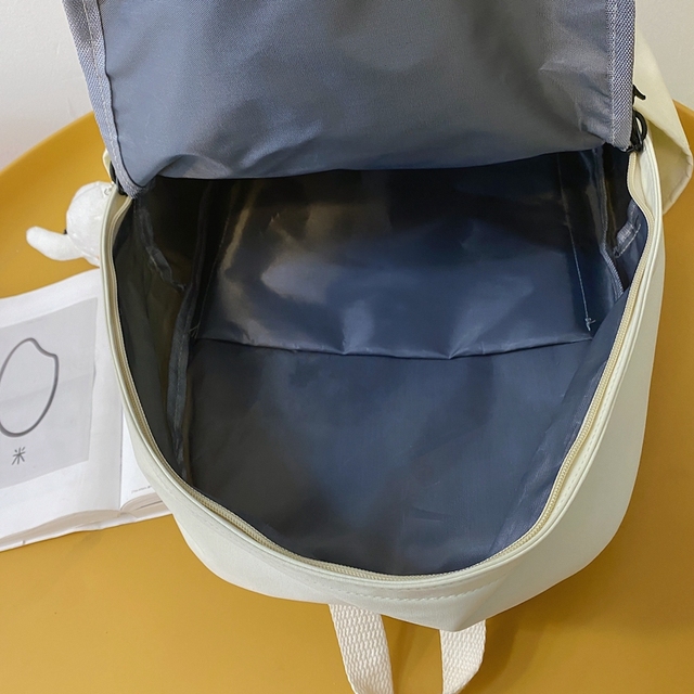 Wodoodporny plecak damski HOCODO jednokolorowy podróżny antykradzieżowy tornister na laptopa - Wianko - 31