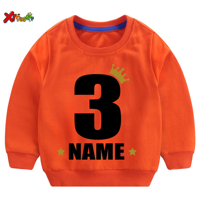 Niestandardowa bluza z kapturem dla dzieci - personalizowana nazwa, chłopięcy i dziewczęcy strój na zamówienie - Wianko - 3