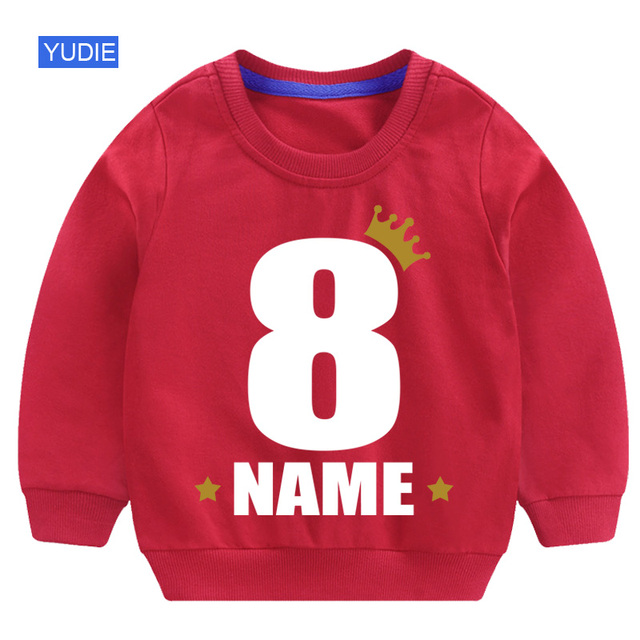 Niestandardowa bluza z kapturem dla dzieci - personalizowana nazwa, chłopięcy i dziewczęcy strój na zamówienie - Wianko - 10