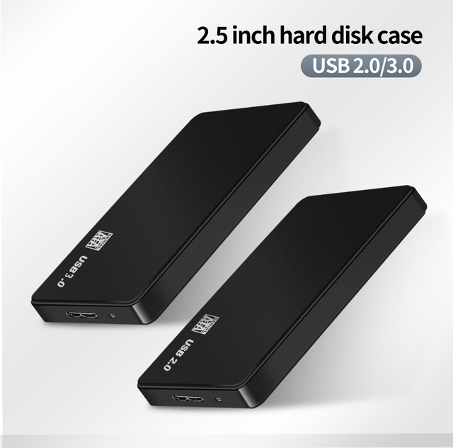 Obudowa HDD USB 3.0/2.0 TISHRIC dla dysków SSD zewnętrznych 2.5 SATA do 10TB 5 Gb/s - Wianko - 14