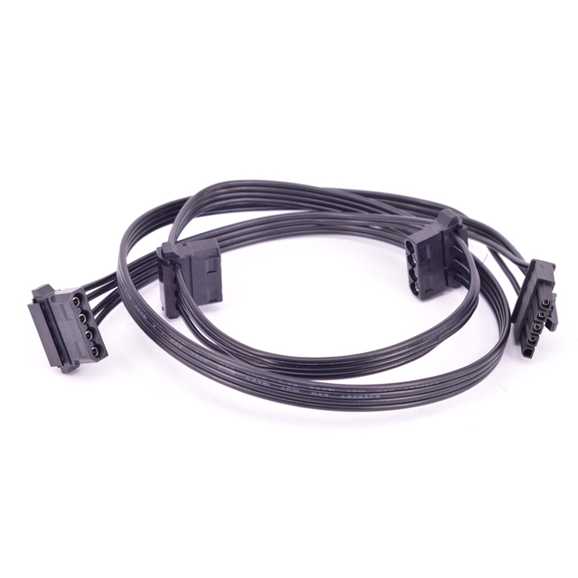 Kabel zasilający 5 Pin na 3 Porty 4 Pin Molex IDE dla Cooler Master cichy Pro Hybrid 1300W/1050W/850W - Wianko - 3