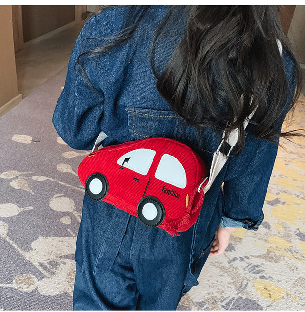 Dziecięca torba na monety z kreskówkowym samochodem - śliczny dodatek dla chłopców i dziewczynek - Wianko - 8