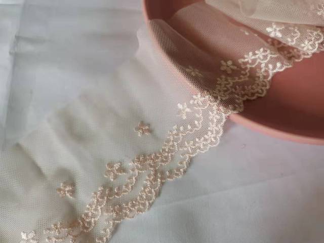Koronka elastyczna wstążkowa - nowe wielobarwne materiały koronkowe do sukien ślubnych - Wianko - 11