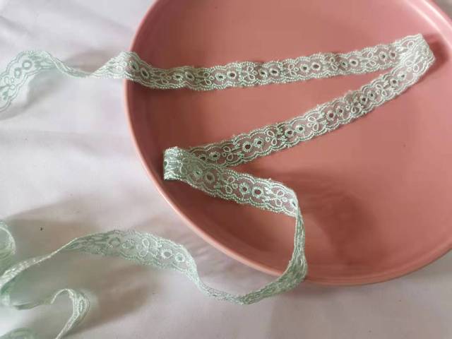 Koronka elastyczna wstążkowa - nowe wielobarwne materiały koronkowe do sukien ślubnych - Wianko - 19
