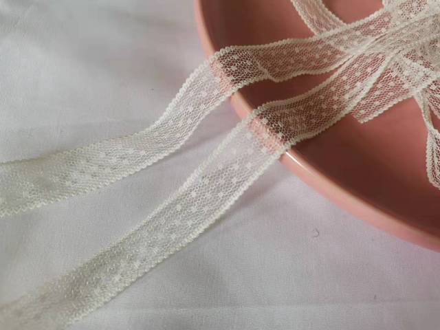 Koronka elastyczna wstążkowa - nowe wielobarwne materiały koronkowe do sukien ślubnych - Wianko - 18