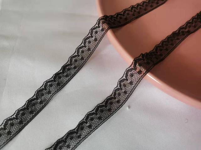 Koronka elastyczna wstążkowa - nowe wielobarwne materiały koronkowe do sukien ślubnych - Wianko - 6