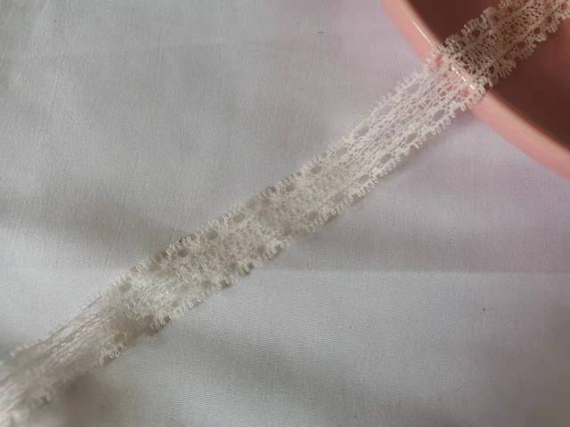 Koronka elastyczna wstążkowa - nowe wielobarwne materiały koronkowe do sukien ślubnych - Wianko - 4