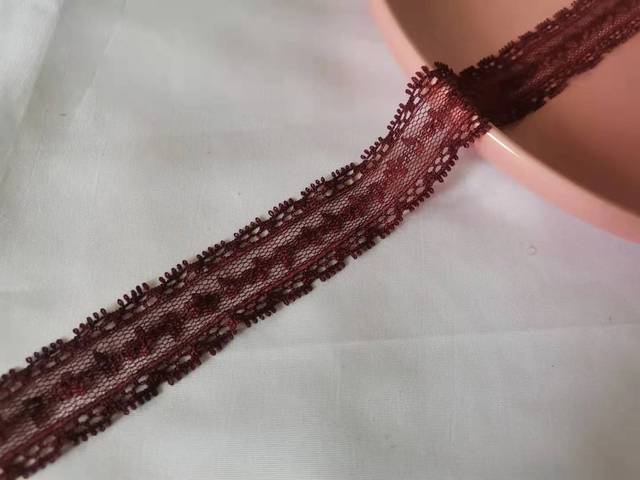 Koronka elastyczna wstążkowa - nowe wielobarwne materiały koronkowe do sukien ślubnych - Wianko - 17