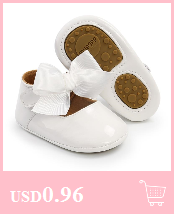 Buty letnie dla niemowlaka Baby Girl ze słodkim kokardą i miękką podeszwą do pierwszych kroków - Wianko - 2
