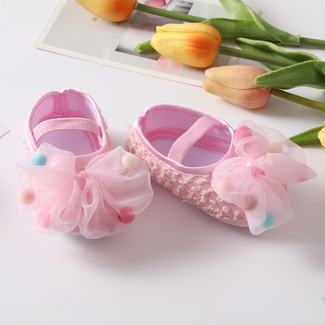Buty letnie dla niemowlaka Baby Girl ze słodkim kokardą i miękką podeszwą do pierwszych kroków - Wianko - 14