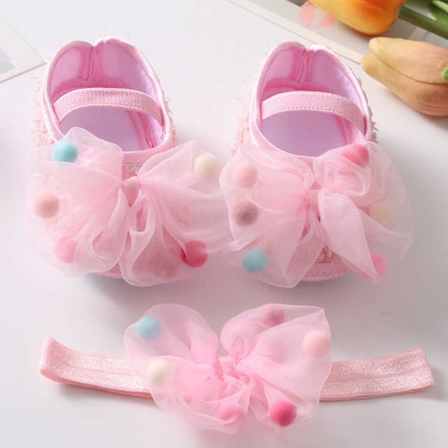 Buty letnie dla niemowlaka Baby Girl ze słodkim kokardą i miękką podeszwą do pierwszych kroków - Wianko - 12