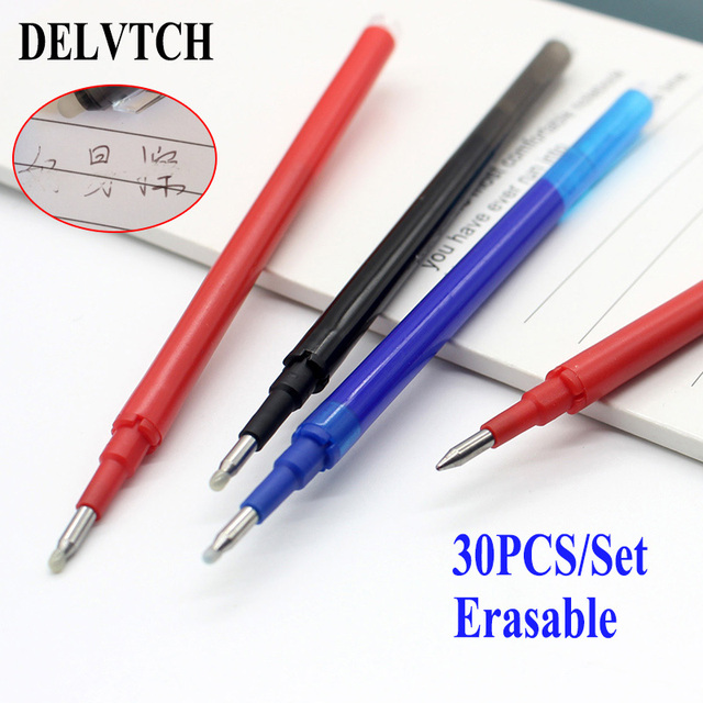 DELVTCH 30 sztuk zmazywalny żel wkład do pióra 0.7mm 0.5mm - Wianko - 7