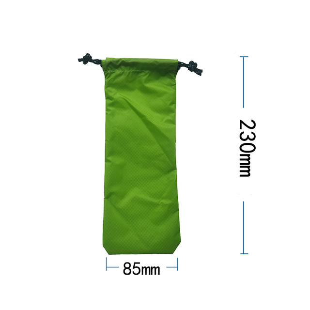 Torba terenowa ultralekka 20D, pokryta silikonem, wykonana z nylonu, z sznurkiem - idealna na śledzie, kijki i inne akcesoria campingowe - Wianko - 3