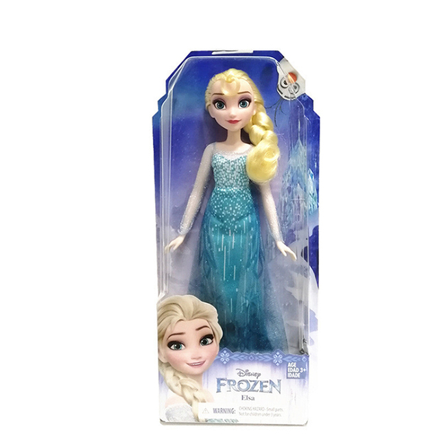 Figurka akcji Disney Frozen Elsa i Anna 28cm - zabawka dla dzieci i kolekcjonerów - Wianko - 4