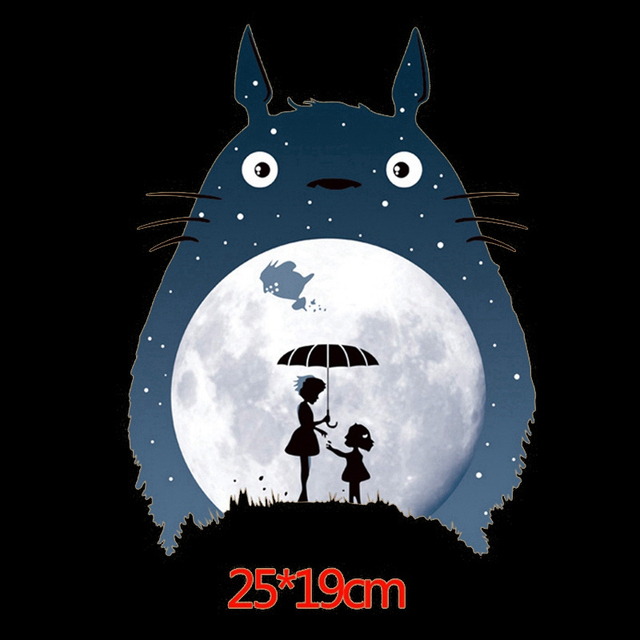Japońskie anime Totoro Patch - zestaw żelazek do przenoszenia wzorów na ubrania - Wianko - 2