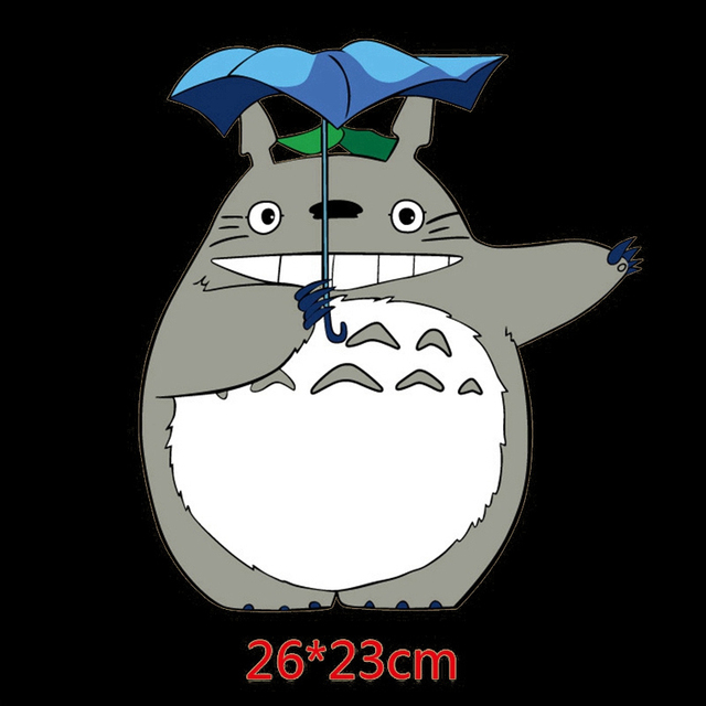 Japońskie anime Totoro Patch - zestaw żelazek do przenoszenia wzorów na ubrania - Wianko - 3