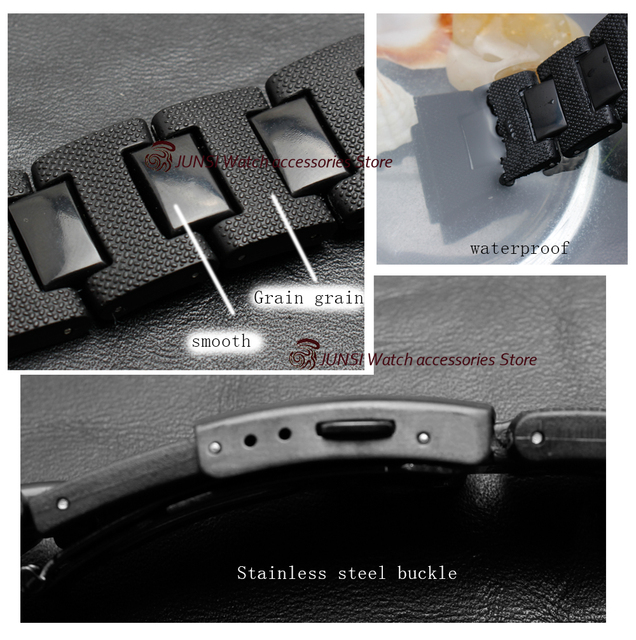 Plastikowa bransoleta z paskiem 26*16mm do zegarka DW-6900/DW9600/DW5600/GW-M5610 - koperta ze stali nierdzewnej - Wianko - 3