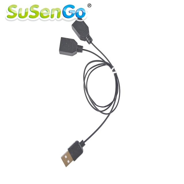 Klocki SuSenGo: czarny usb-hub 1-7 portów USB do oświetlenia LED akcesoria oświetleniowe wysokiej jakości - Wianko - 2