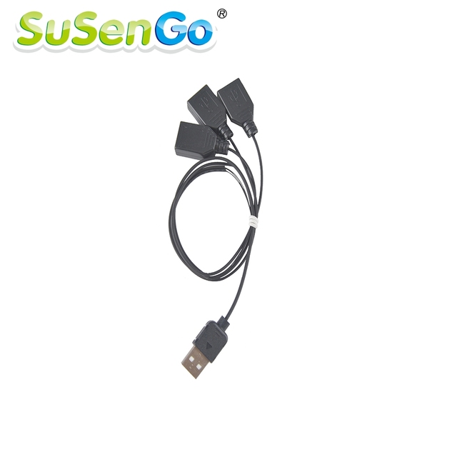 Klocki SuSenGo: czarny usb-hub 1-7 portów USB do oświetlenia LED akcesoria oświetleniowe wysokiej jakości - Wianko - 4