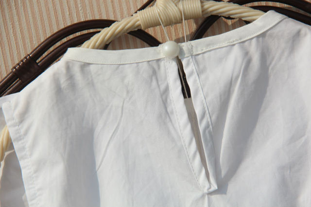 Wygodna bawełniana bluzka z falbankami dla dziewczyny, kolor biały, rękaw 3/4 - Wianko - 21