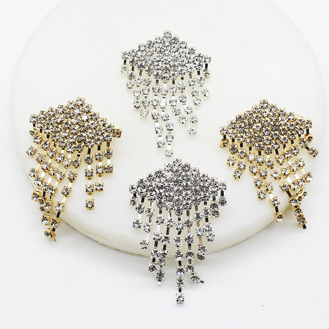 Luksusowa prostota - zestaw 5 sztuk broszek kryształowych z rhinestonami do wysokiej klasy marynarek i pięknych szalików - Wianko - 1