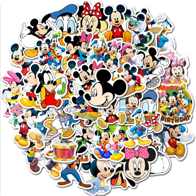 Naklejki Disney Mickey Mouse i kaczor Donald - zestaw 10/30/50 sztuk - Wianko - 2
