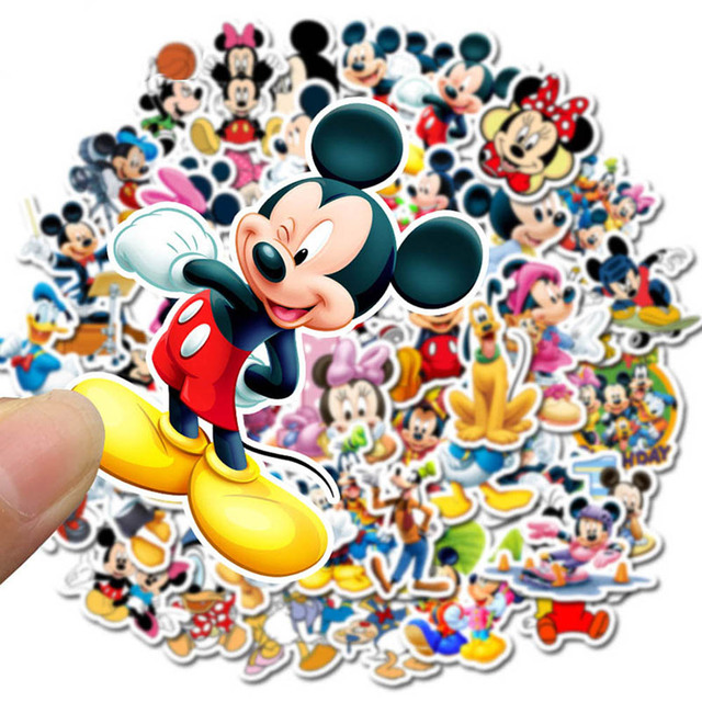Naklejki Disney Mickey Mouse i kaczor Donald - zestaw 10/30/50 sztuk - Wianko - 1