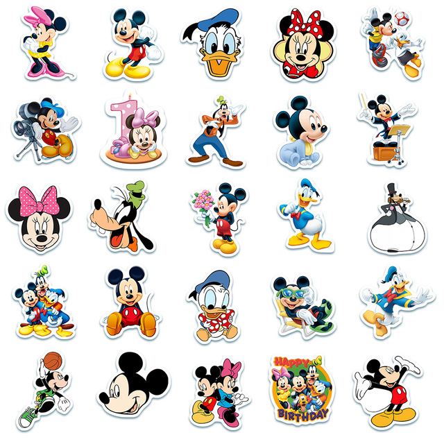 Naklejki Disney Mickey Mouse i kaczor Donald - zestaw 10/30/50 sztuk - Wianko - 6