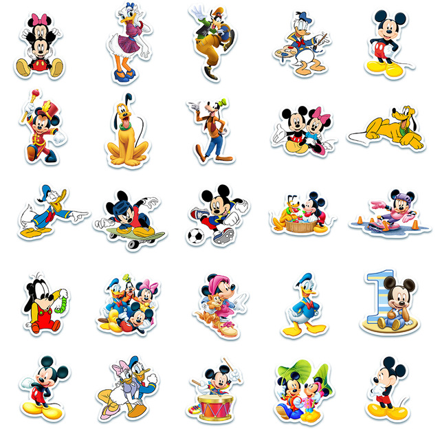 Naklejki Disney Mickey Mouse i kaczor Donald - zestaw 10/30/50 sztuk - Wianko - 5